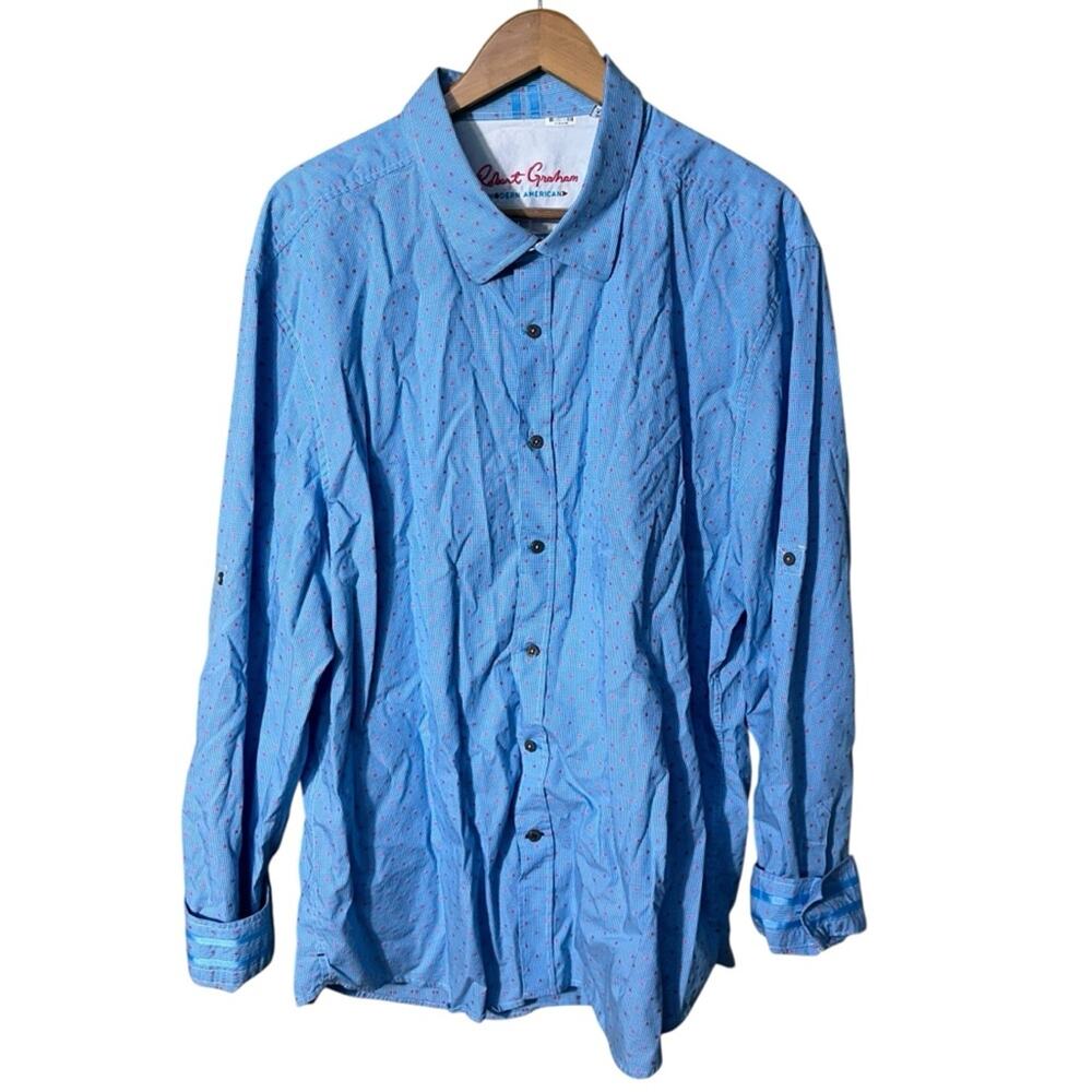 Robert Graham Mens Long Sleeve Button Down Size 4XL